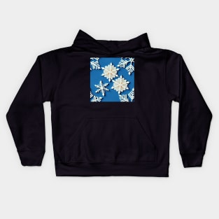 Snowflakes falling Kids Hoodie